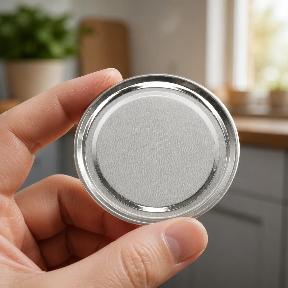100mm BasicSeal Twist-Off Deckel TO100 silber matt aus Weißblech für gewerbliche Abfüllung in großen Mengen