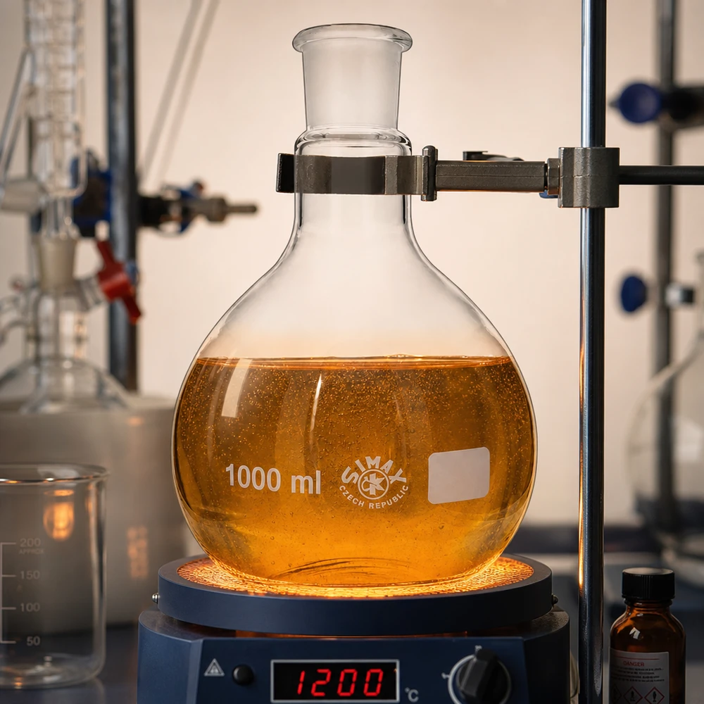 Stehkolben 1000ml mit Normschliff (29/32) Stehkolben 1000ml Glas mit Normschliff 29/32 für professionelle Laboranwendungen und chemische Synthesen