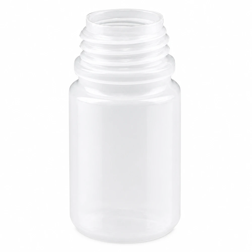 50ml HDPE Weithals-Laborflasche ohne Verschluss für professionellen Labor- und Gewerbeeinsatz