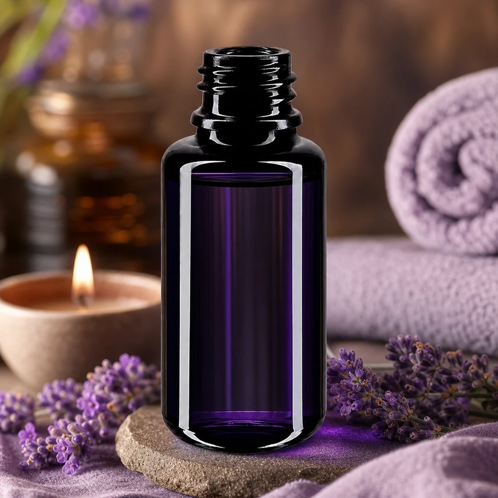 20ml Tropfflasche Orion aus Violettglas Miron für professionelle Aromatherapie und ätherische Öle im Fachhandel