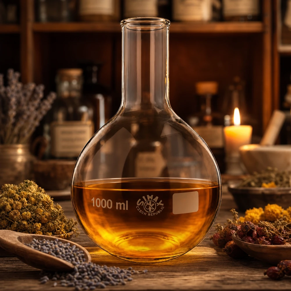 Stehkolben 1000ml Enghals Stehkolben 1000ml Enghals aus Borosilikatglas für professionelle Laboranwendungen bei Pacadura.de
