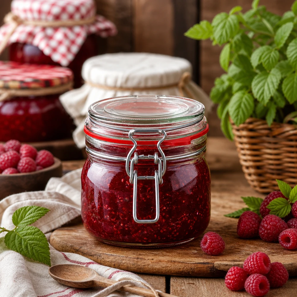 634ml Vorratsglas Typ G mit Bügelverschluss UN.. 634ml Vorratsglas mit Bügelverschluss für professionelle Konservierung von Marmeladen und Aufstrichen im Fachhandel