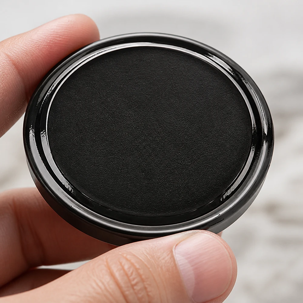 58mm BasicSeal Deckel schwarz (TO58) UNiTWIST 58mm BasicSeal Twist-Off Deckel TO58 schwarz aus Weißblech für gewerbliche Glasabfüllung