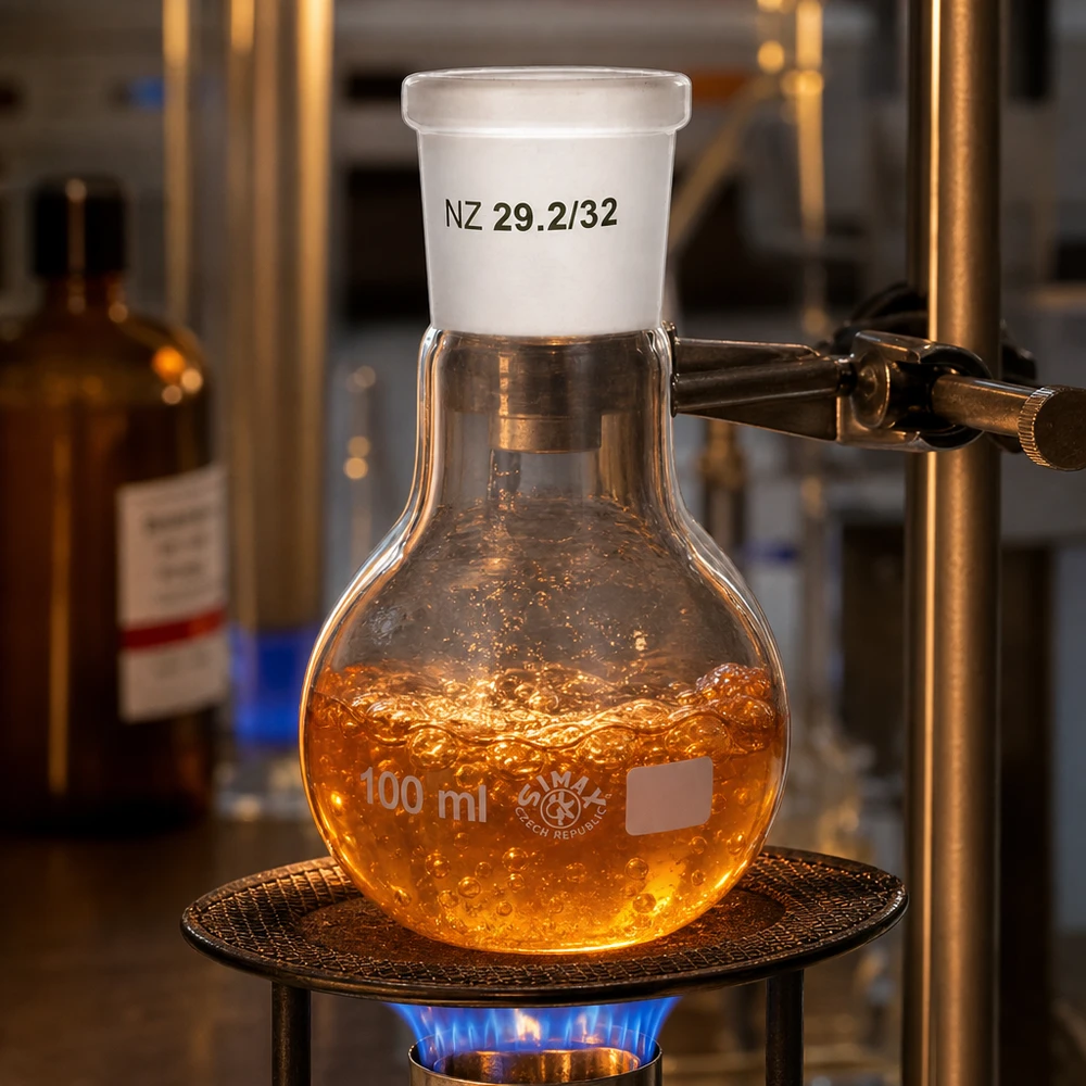 Stehkolben 100ml Glas Normschliff NS 29/32 Laborausstattung für professionelle Anwendung im Fachhandel