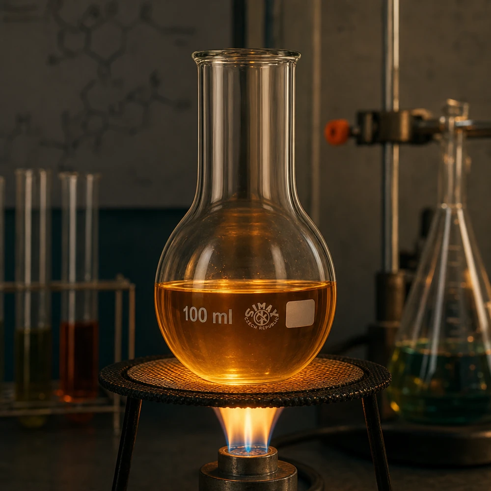 Rundkolben 100ml Weithals aus Borosilikatglas für professionelle Laboranwendungen und gewerblichen Einsatz