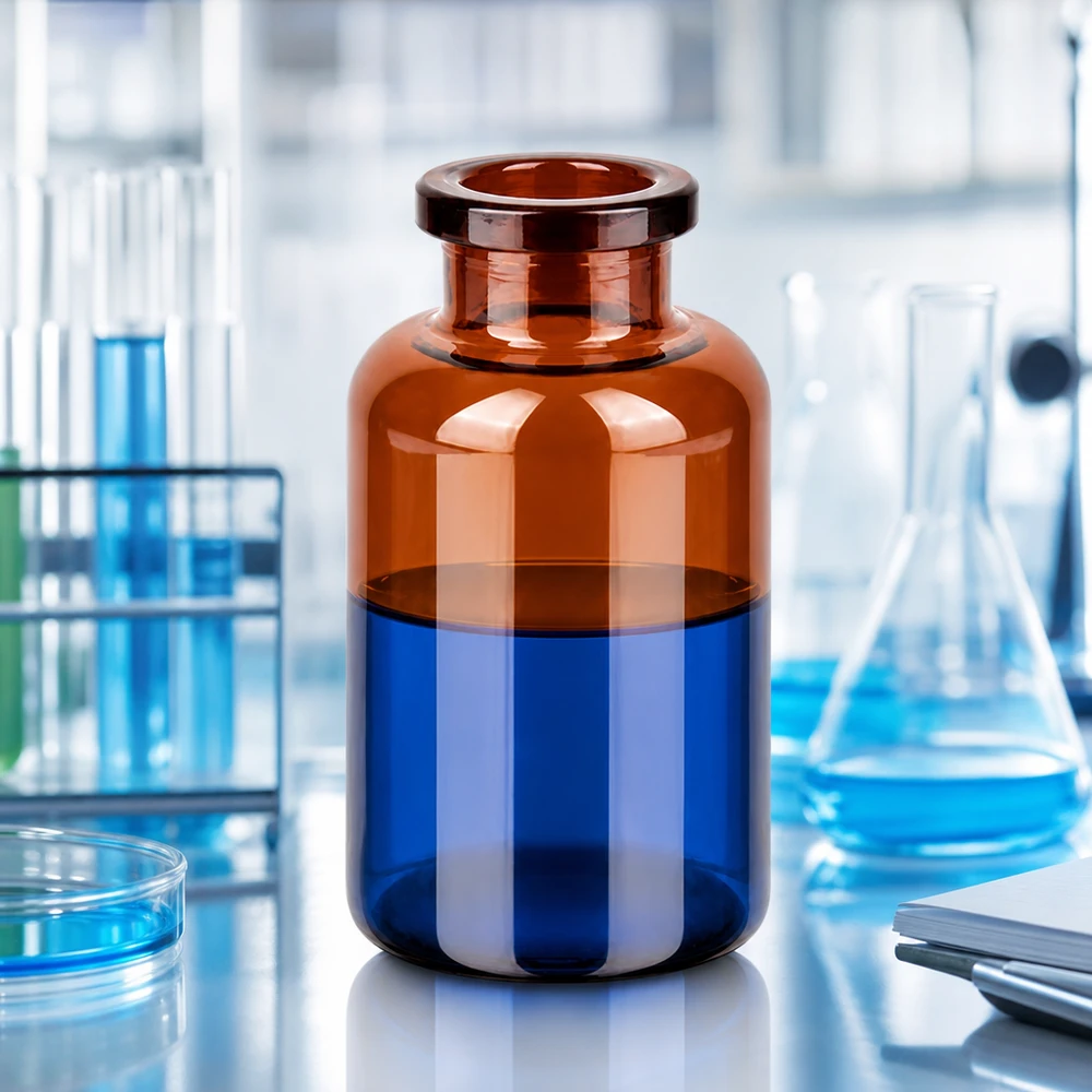Injektionsflasche 20ml Braunglas für pharmazeutischen und gewerblichen Einsatz im Labor