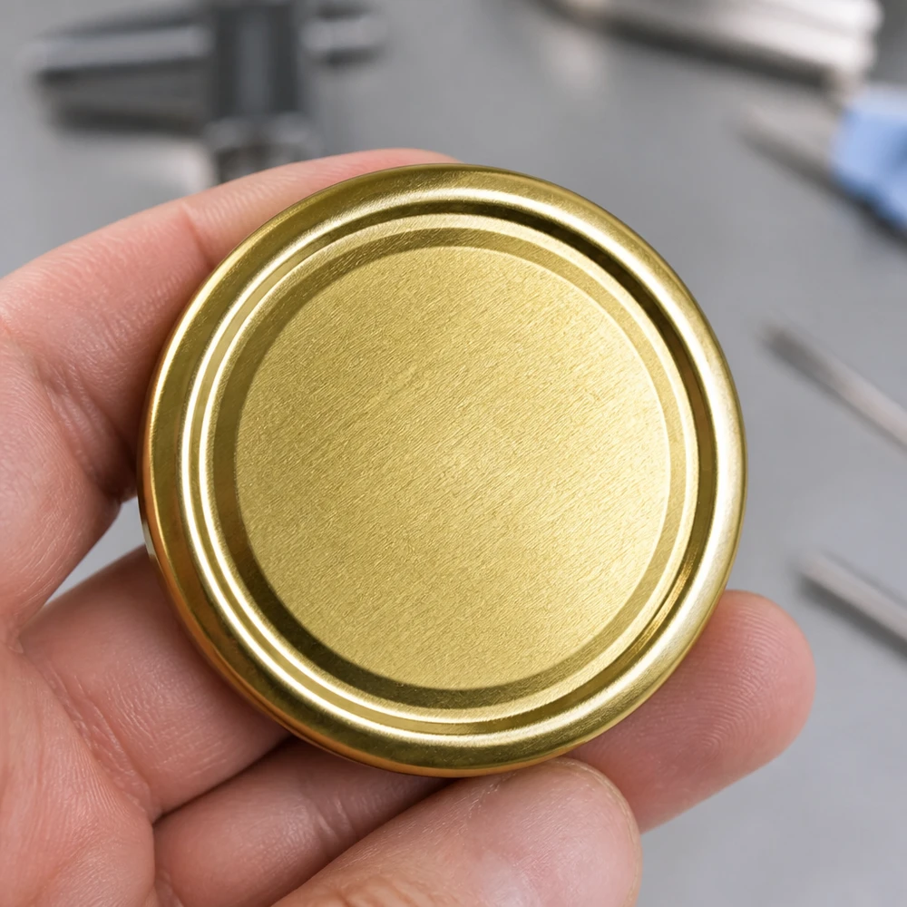 100mm Twist-Off Deckel TO100 gold BasicSeal Metalldeckel für Gläser Großhandel Pacadura