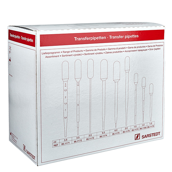 6ml Transferpipette (146x15mm) ohne Graduierung 6ml Transferpipette (146x15mm) ohne Graduierung