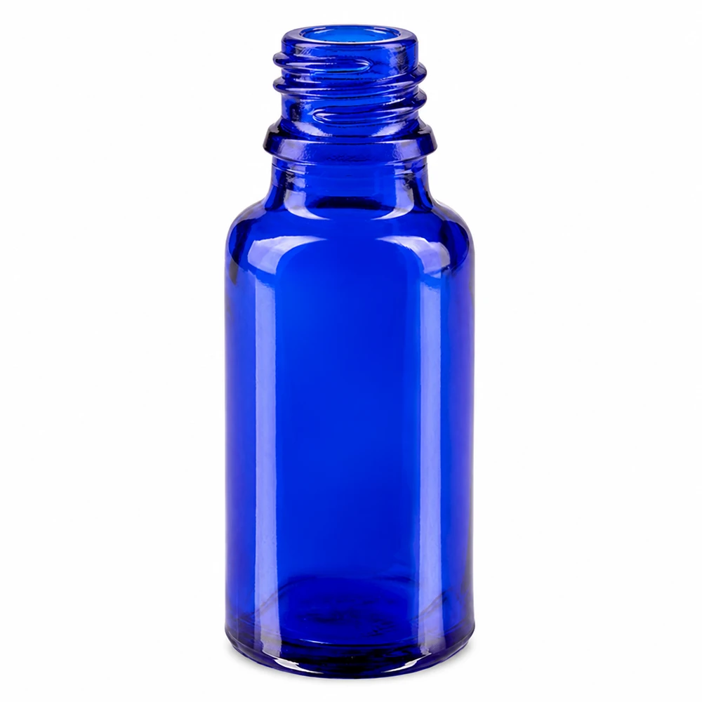 Tropfflasche 20ml DIN 18 BLAUGLAS 20ml blaue Apothekenflasche ApoGlas für professionelle Anwendung im Pharmabereich bei Pacadura.de