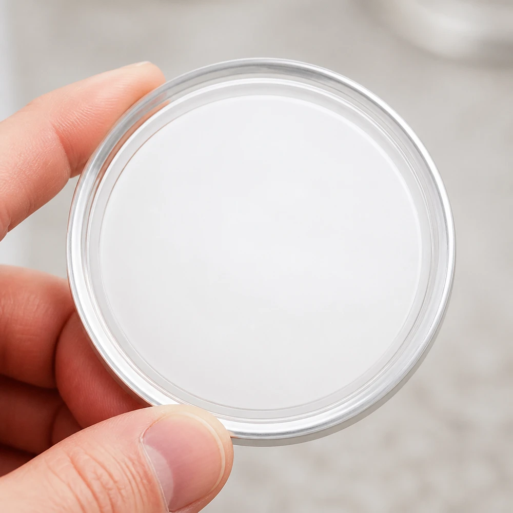 58mm BasicSeal Deckel weiss (TO58) UNiTWIST 58mm BasicSeal TO58 Deckel weiß aus Weißblech für gewerbliche Abfüllung in großen Mengen
