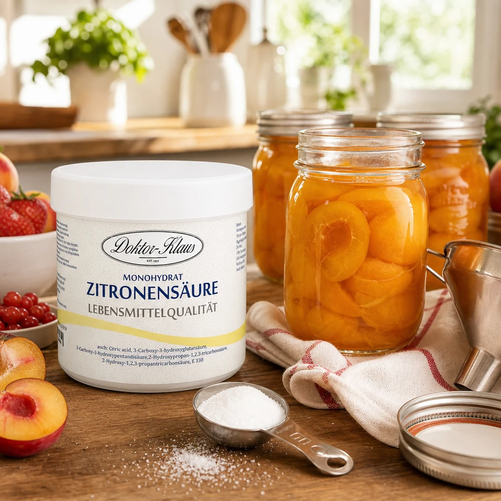 Zitronensäure 250g Doktor-Klaus 250g Zitronensäure Monohydrat Doktor-Klaus für professionelle Lebensmittelverarbeitung und Konservierung im Fachhandel