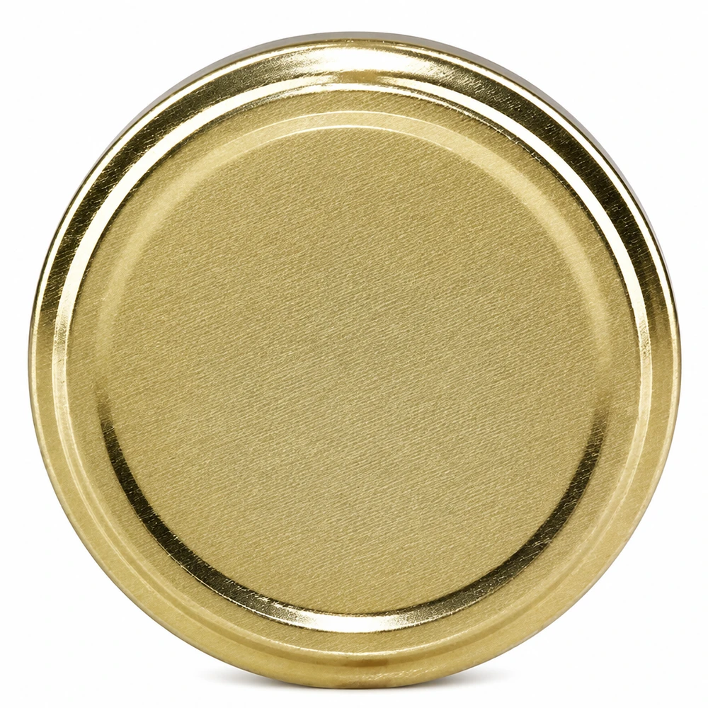 82mm BasicSeal Twist-Off-Deckel TO82 gold Weißblech Einmachdeckel Großhandel gewerblich Pacadura
