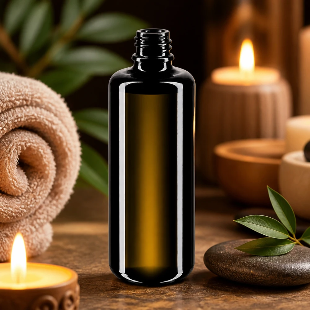 50ml Tropfflasche Orion Violettglas Miron für professionelle Anwendung in Kosmetik und Aromatherapie
