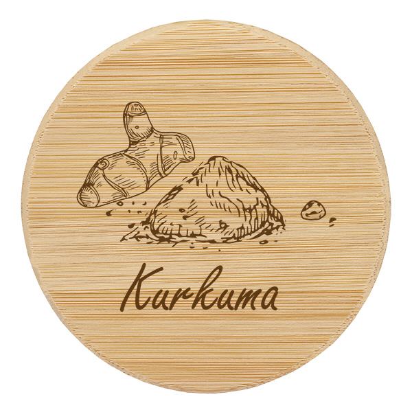 Holzdeckel "Kurkuma" für WECK RR60