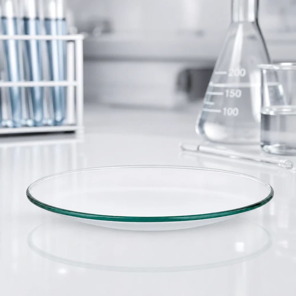 Uhrglasschale aus Borosilikatglas 60mm Durchmesser für professionelle Laboranwendungen bei Pacadura