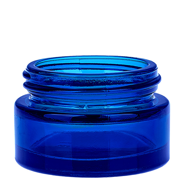 Glastiegel 20ml blau mit Einlegedeckel UNiTWIST Glastiegel 20ml blau mit Einlegedeckel UNiTWIST