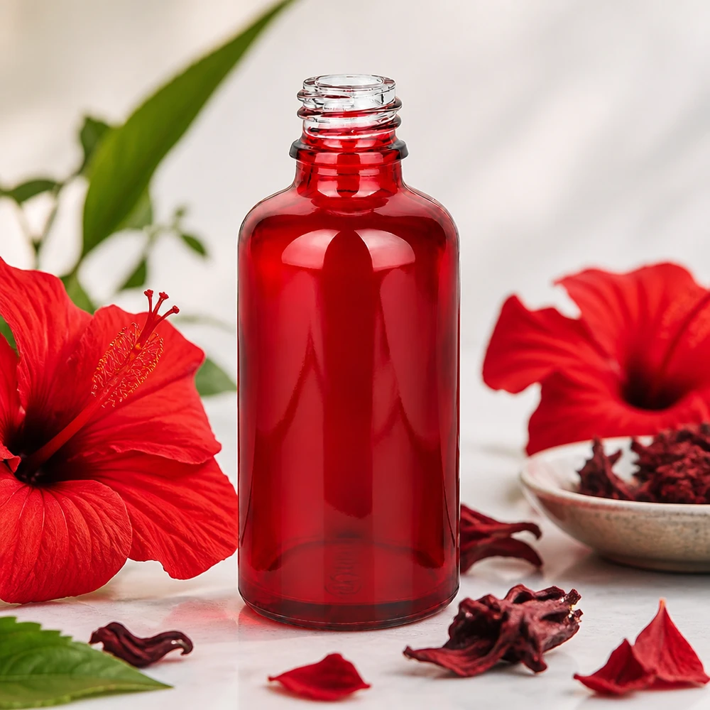 50ml Apothekenflasche RedLine UT18/50 UNiTWIST 50ml Apothekenflasche RedLine UT18/50 UNiTWIST rotes Glas für professionelle Anwendung Gewerbebedarf Pacadura