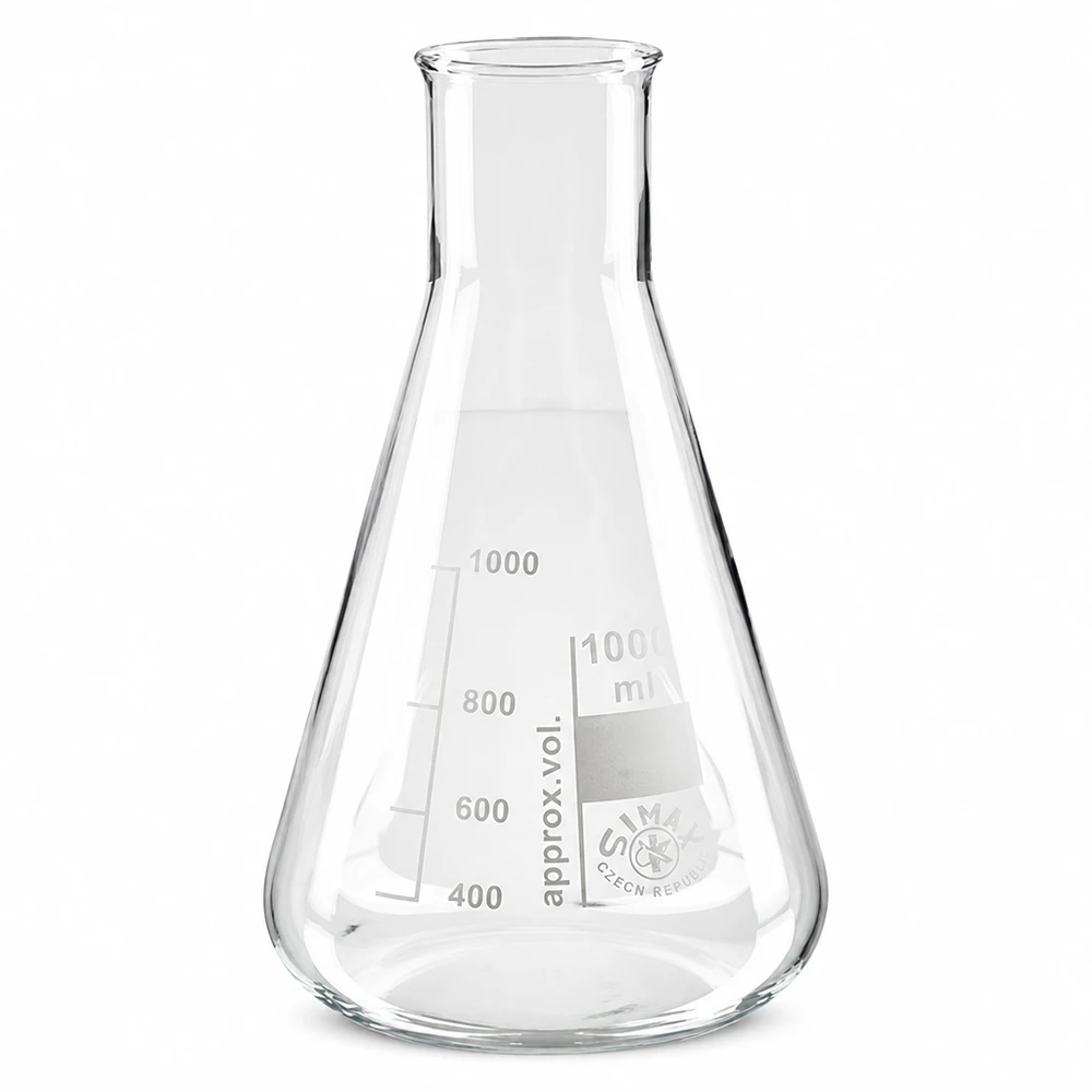 Erlenmeyerkolben 200ml Weithals Erlenmeyerkolben 200ml Weithals aus Borosilikatglas für professionelle Laboranwendungen bei Pacadura.de