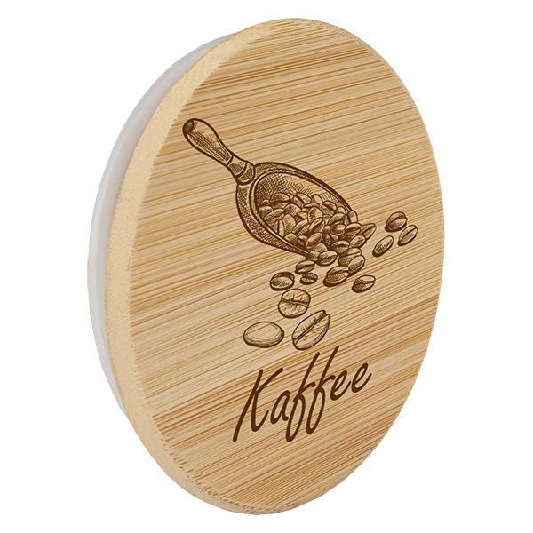 Holzdeckel "Kaffee" für WECK RR100