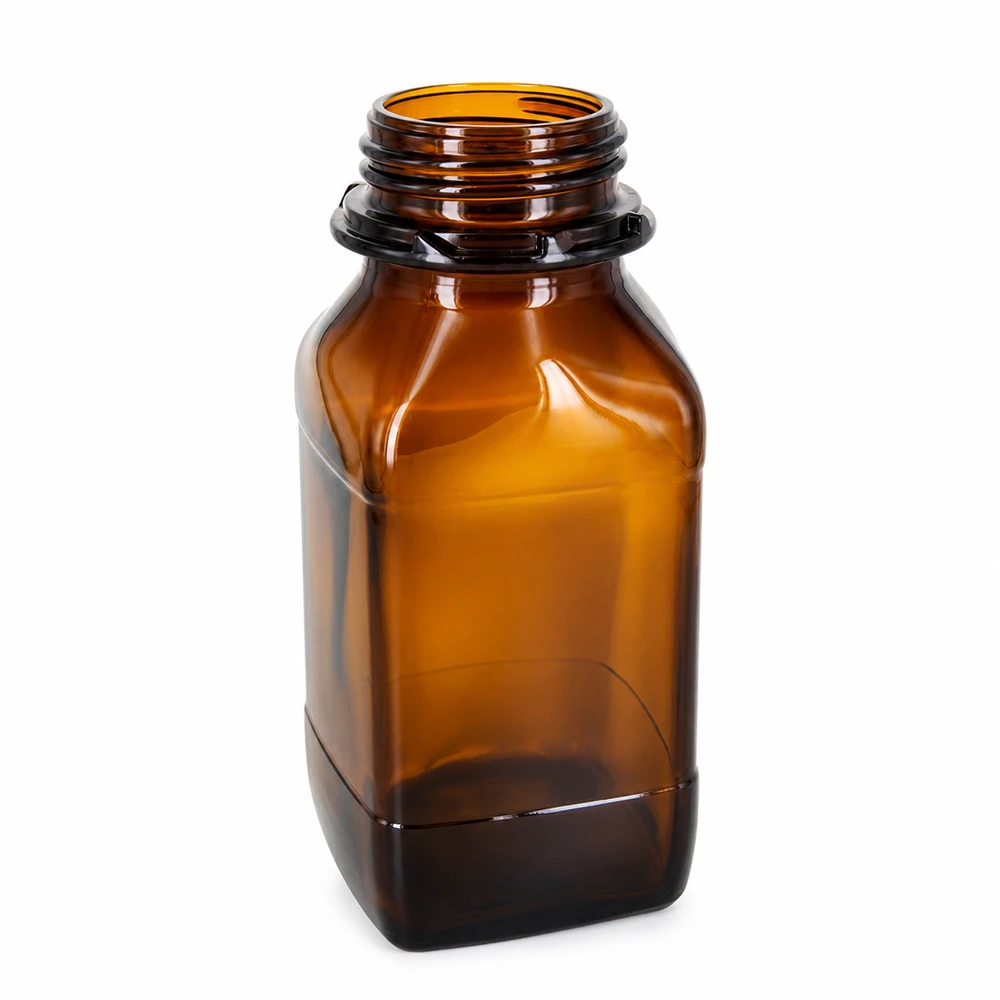 Chemikalienflasche 500ml Braunglas DIN 54 - Betriebsausstattung 500ml Braunglas Chemikalienflasche für professionelle Laboranwendung und sichere Chemikalienlagerung im Fachhandel