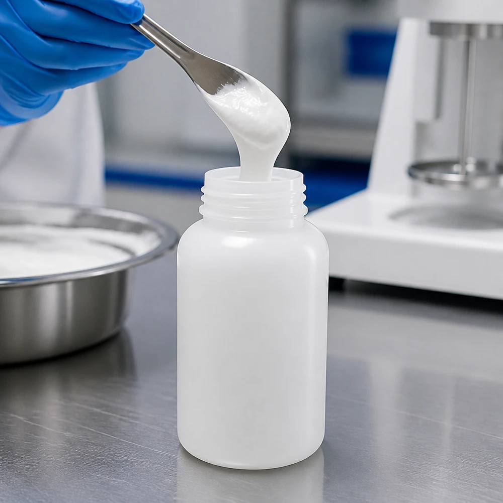 500ml Laborflasche Weithals ohne Verschluss 500ml Weithals-Laborflasche aus HDPE für professionellen Laboreinsatz beim Abfüllen von Chemikalien