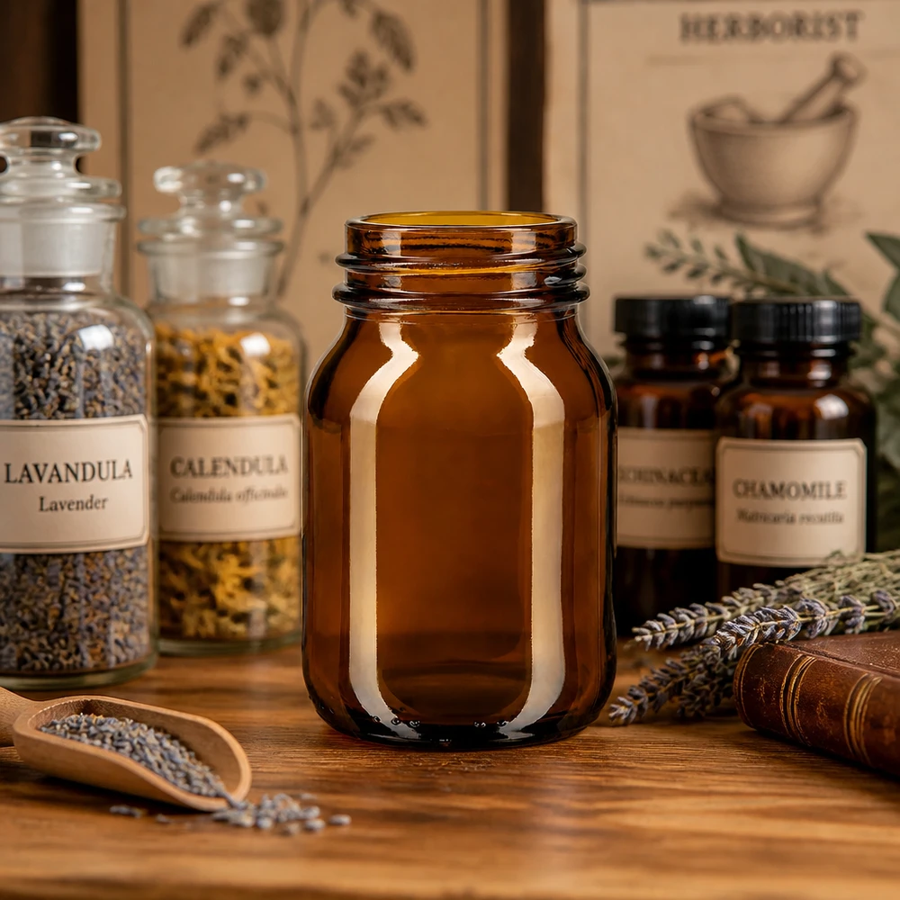 75ml Braunglas Weithalsflasche DIN 40 für professionelle Abfüllung Apotheke Labor Kosmetik Pacadura Fachhandel