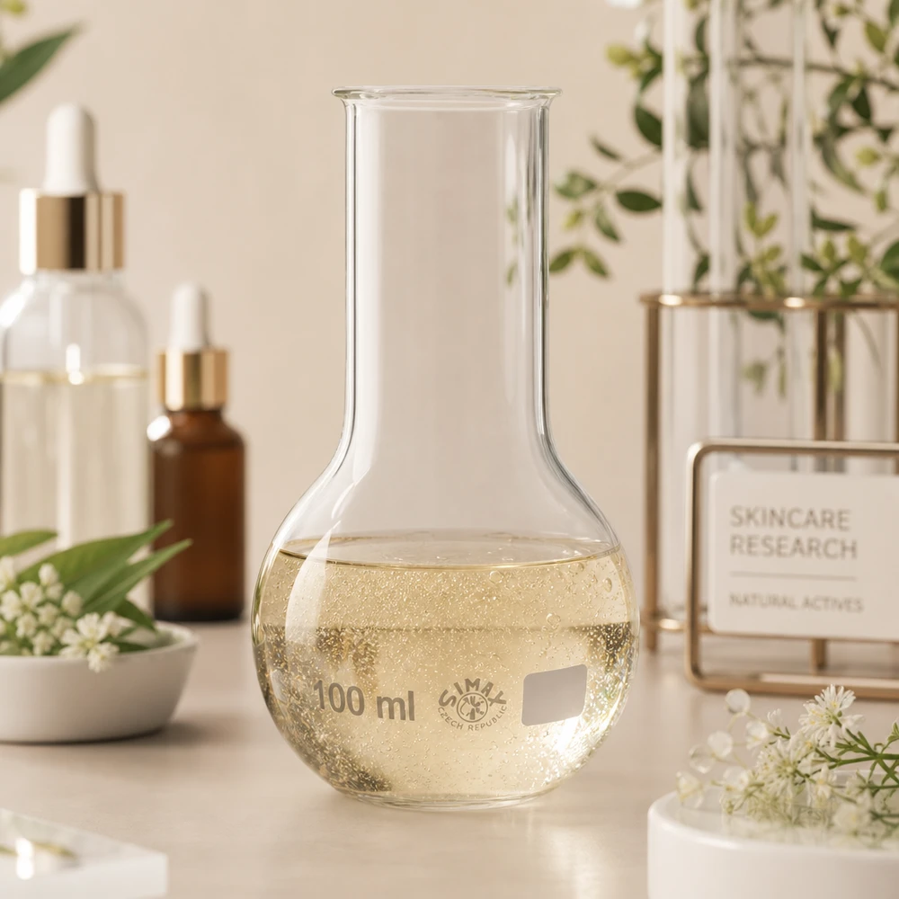 Stehkolben 100ml Weithals aus Borosilikatglas für professionelle Laboranwendungen und chemische Synthese