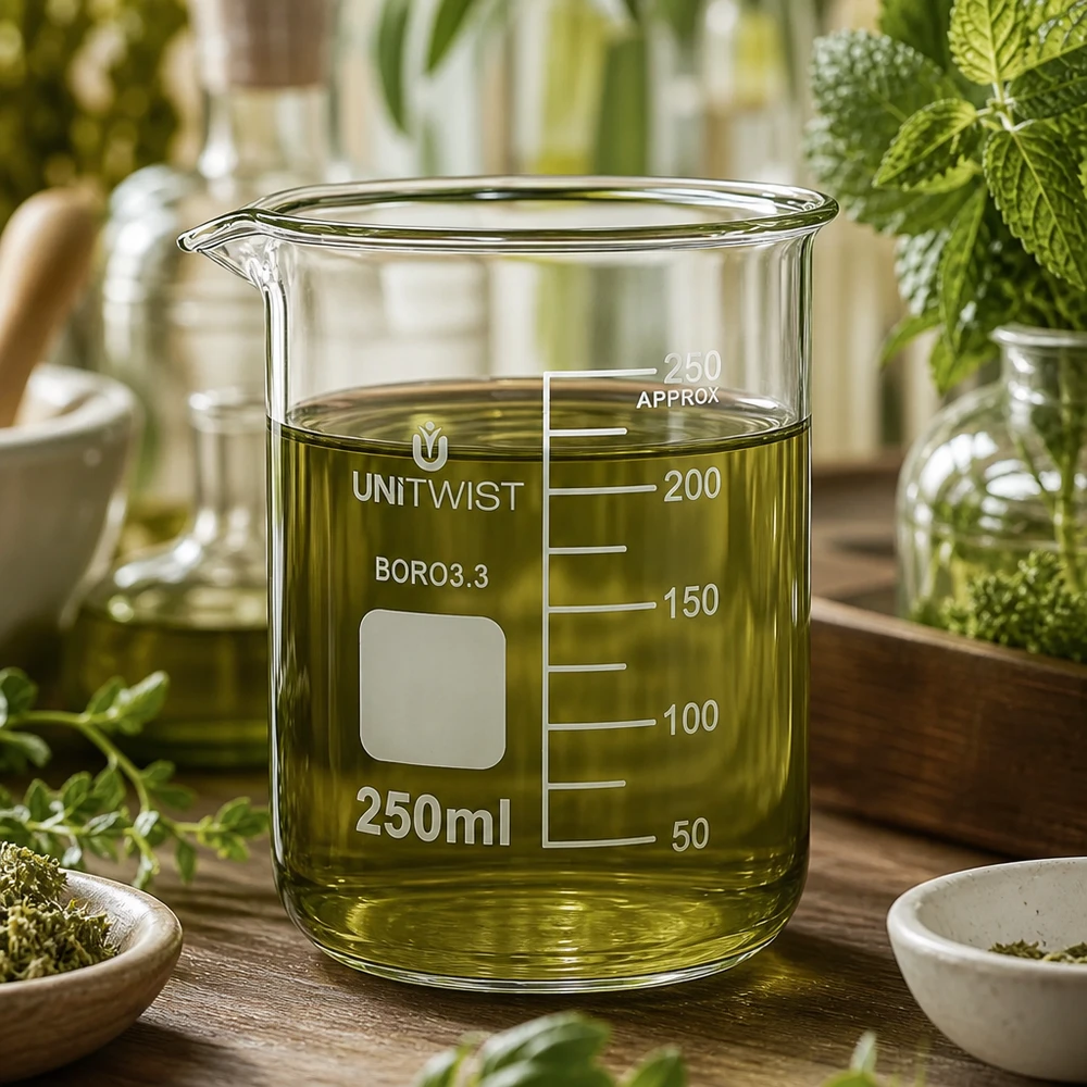 Becherglas 250ml Borosilikat niedrige Form UNiTWIST für professionellen Laboreinsatz im Fachhandel