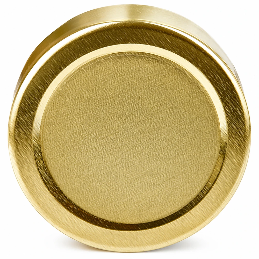 58mm BasicSeal Deckel gold (TO58deep) UNiTWIST 58mm TO58deep BasicSeal Twist-Off Deckel gold Metalldeckel für Einmachgläser gewerblicher Einsatz Pacadura