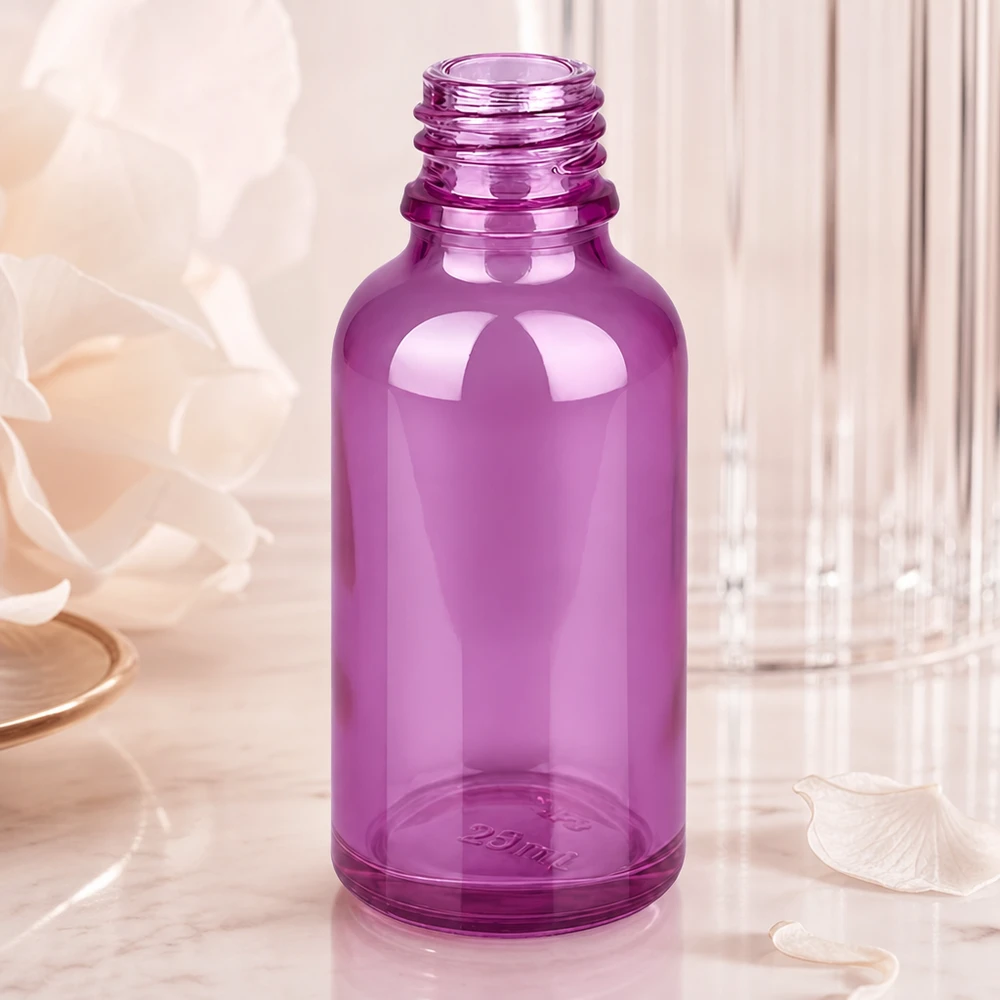 30ml Apothekerflasche violett Glas UT18/30 UNiTWIST Gewinde für professionelle Anwendung Pharmazie Kosmetik