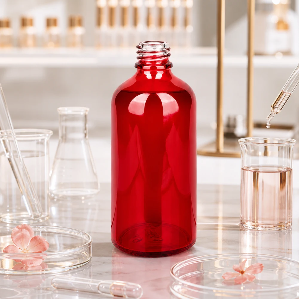 100ml Apothekenflasche RedLine UT18/100 UNiTWIST 100ml Apothekerflasche RedLine Braunglas UT18/100 UNiTWIST für professionelle Anwendung in Labor und Pharmazie