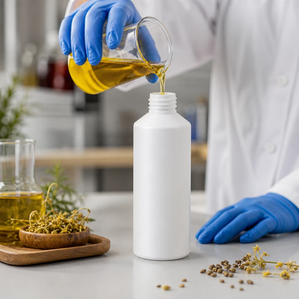 Apothekerflasche HDPE 100ml weiß ohne Verschluss für professionelle Abfüllung im Labor