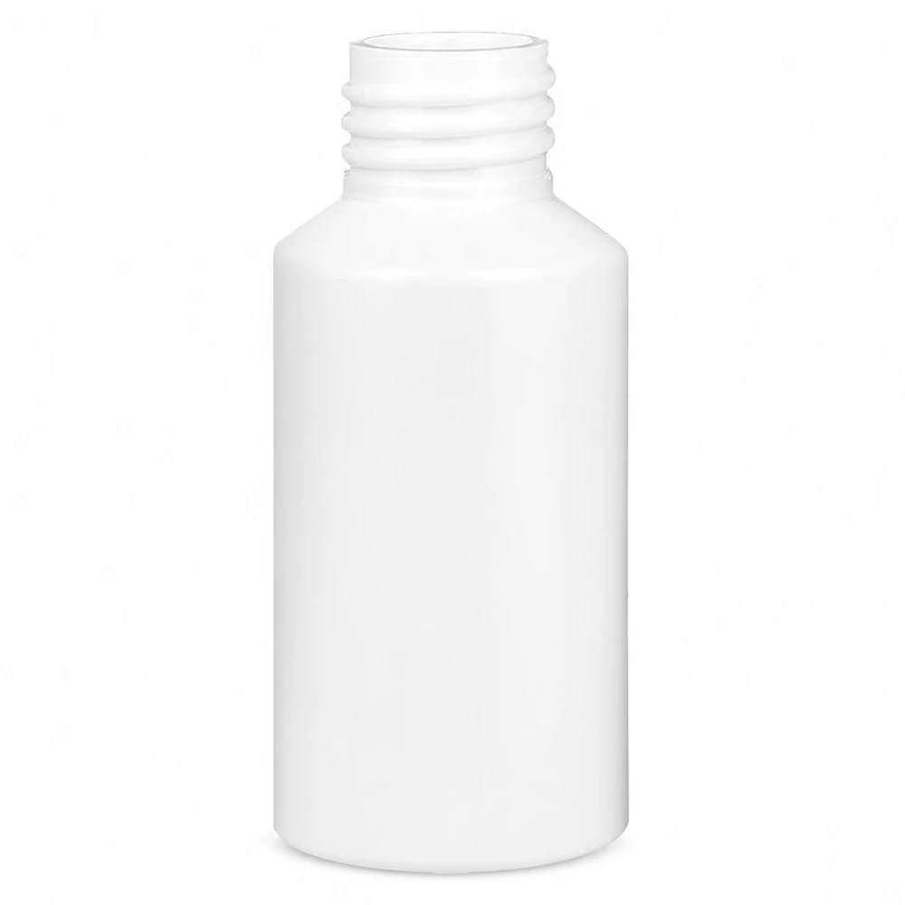 Apothekenflasche 50ml HDPE weiß ohne Verschluss für gewerblichen Einsatz Pacadura