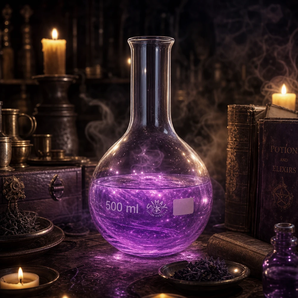 Stehkolben 500ml Enghals Stehkolben 500ml Enghals aus Borosilikatglas für professionelle Laboranwendungen und gewerbliche Nutzung