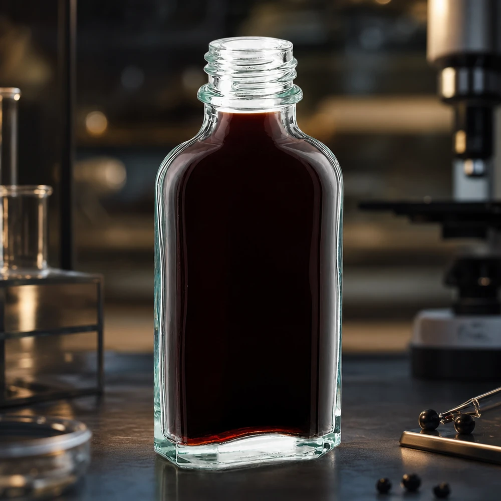 50 ml Meplatflasche klar DIN22 50 ml Meplatflasche klar DIN22 aus Glas für professionelle Abfüllung im Fachhandel