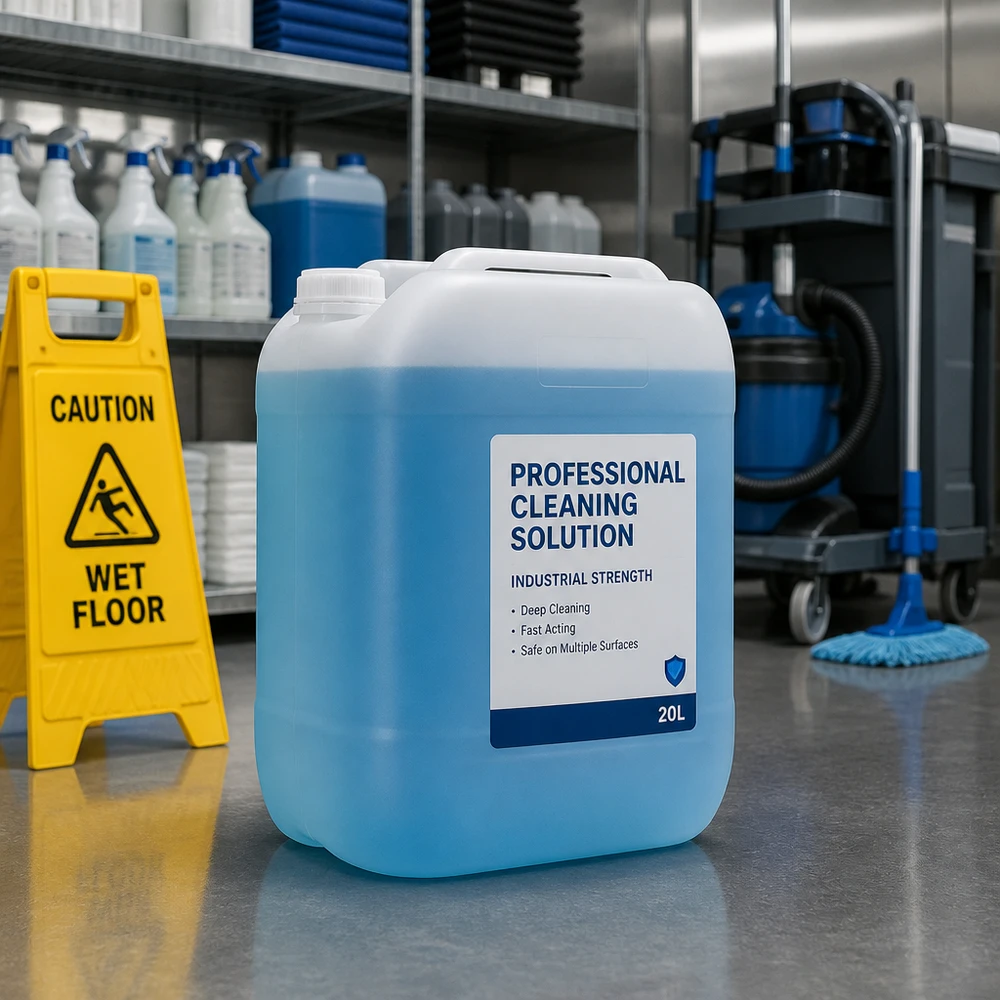 30 Liter Industriekanister aus HDPE für professionelle Reinigungsmittel im gewerblichen Einsatz