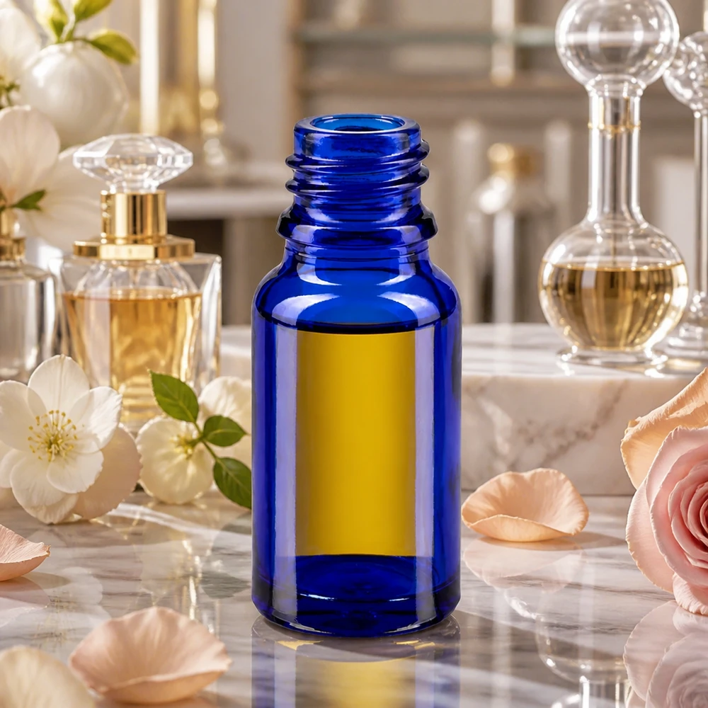 10ml blaue Apothekenflasche ApoGlas für professionelle Anwendung in Apotheken und Laboren
