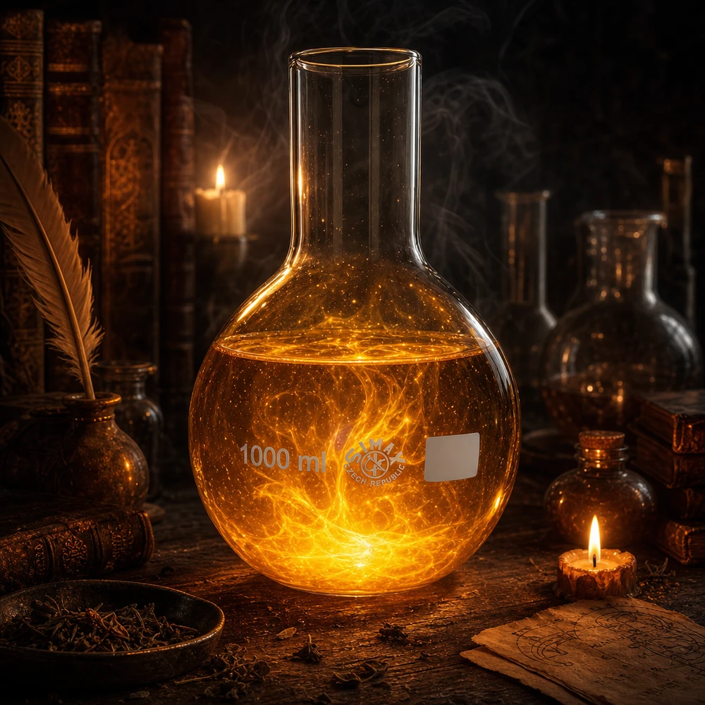 Stehkolben 1000ml Weithals aus Borosilikatglas für professionelle Laboranwendungen bei Pacadura.de
