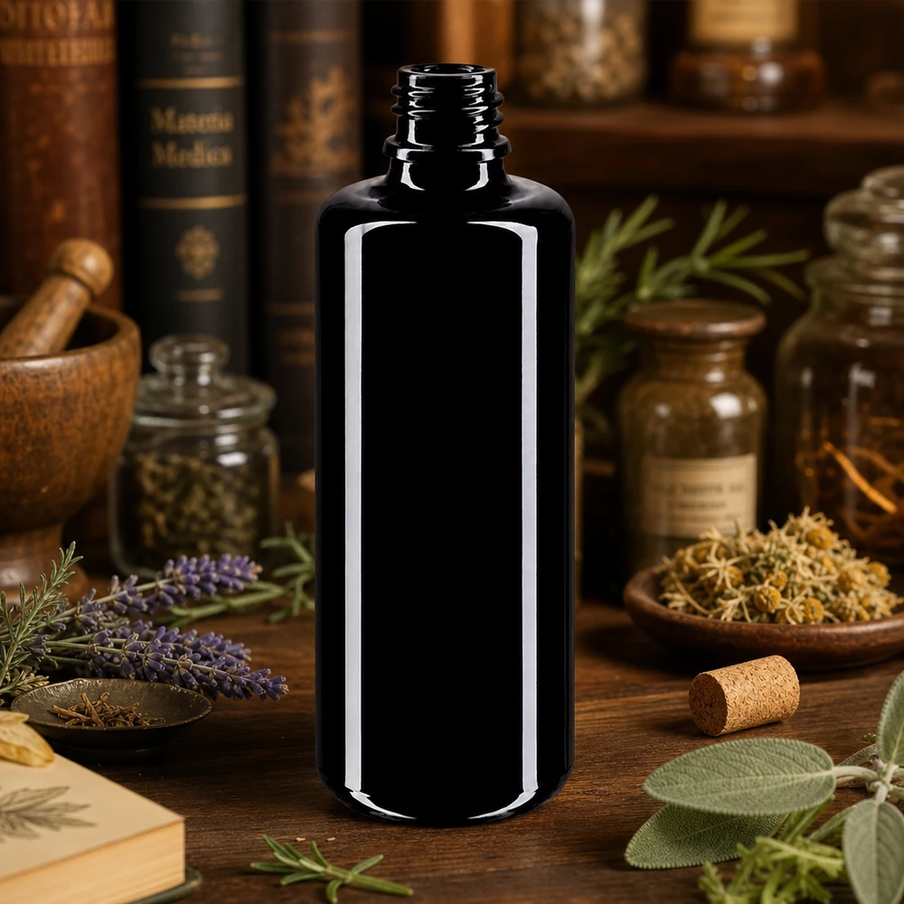 50ml Violettglas Tropfflasche Orion Miron für professionelle Aromatherapie und ätherische Öle im Fachhandel