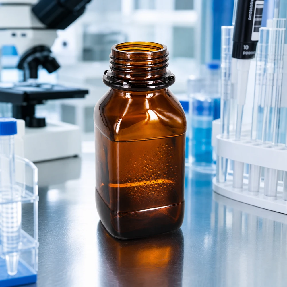 250ml Chemikalienflasche 250ml Braunglas Chemikalienflasche für professionelle Laboranwendungen und sichere Chemikalienlagerung im Fachhandel