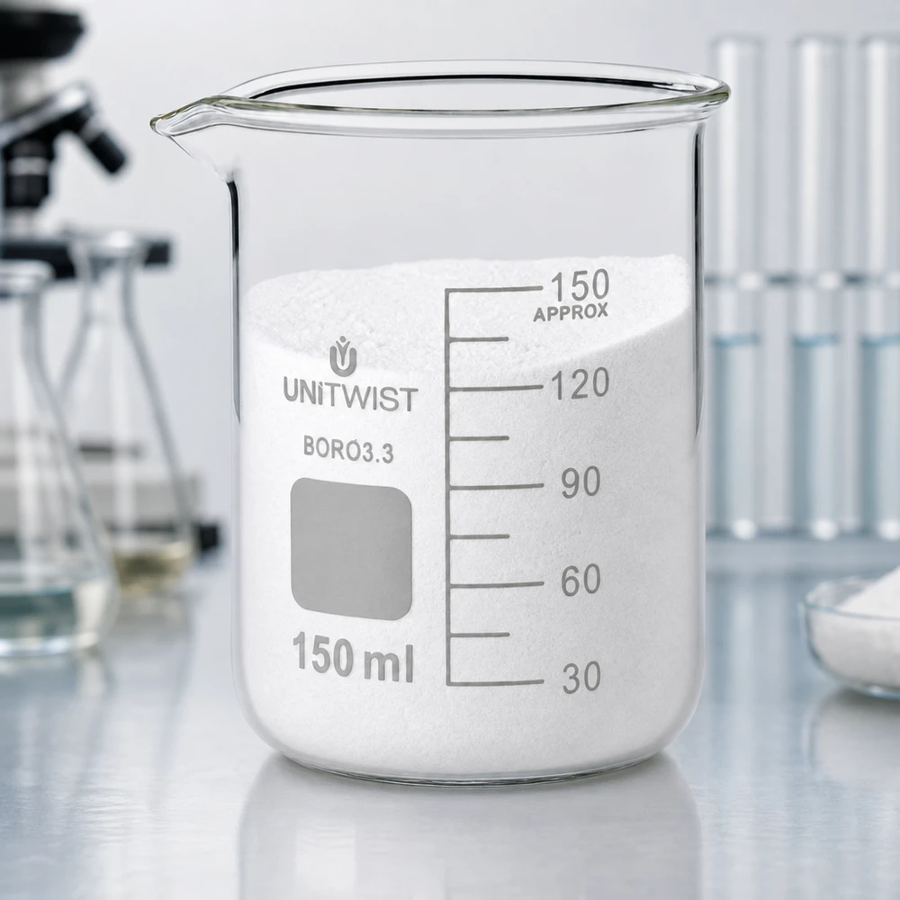 Becherglas 150 ml Borosilikat 3.3 niedrige Form UNiTwist für professionellen Laboreinsatz