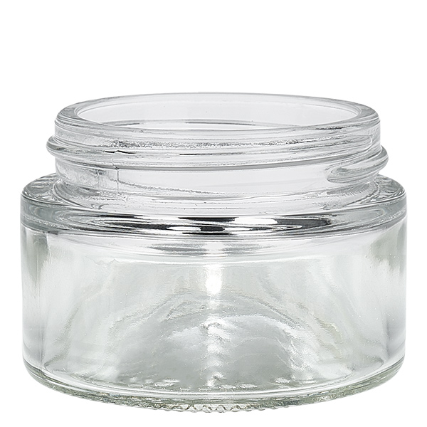 Glastiegel 30ml klar mit Einlegedeckel UNiTWIST Glastiegel 30ml klar mit Einlegedeckel UNiTWIST