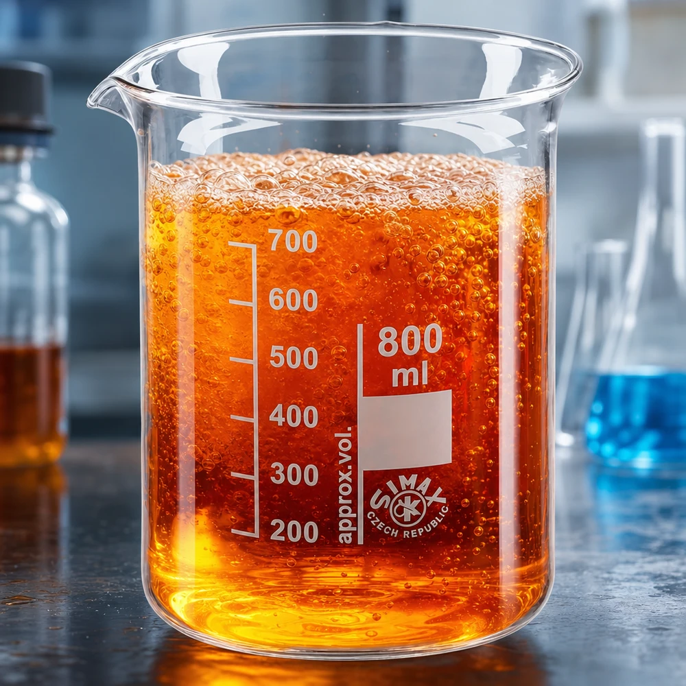 Becherglas 800ml aus Borosilikatglas niedrige Form für professionelle Laboranwendungen im Fachhandel Pacadura
