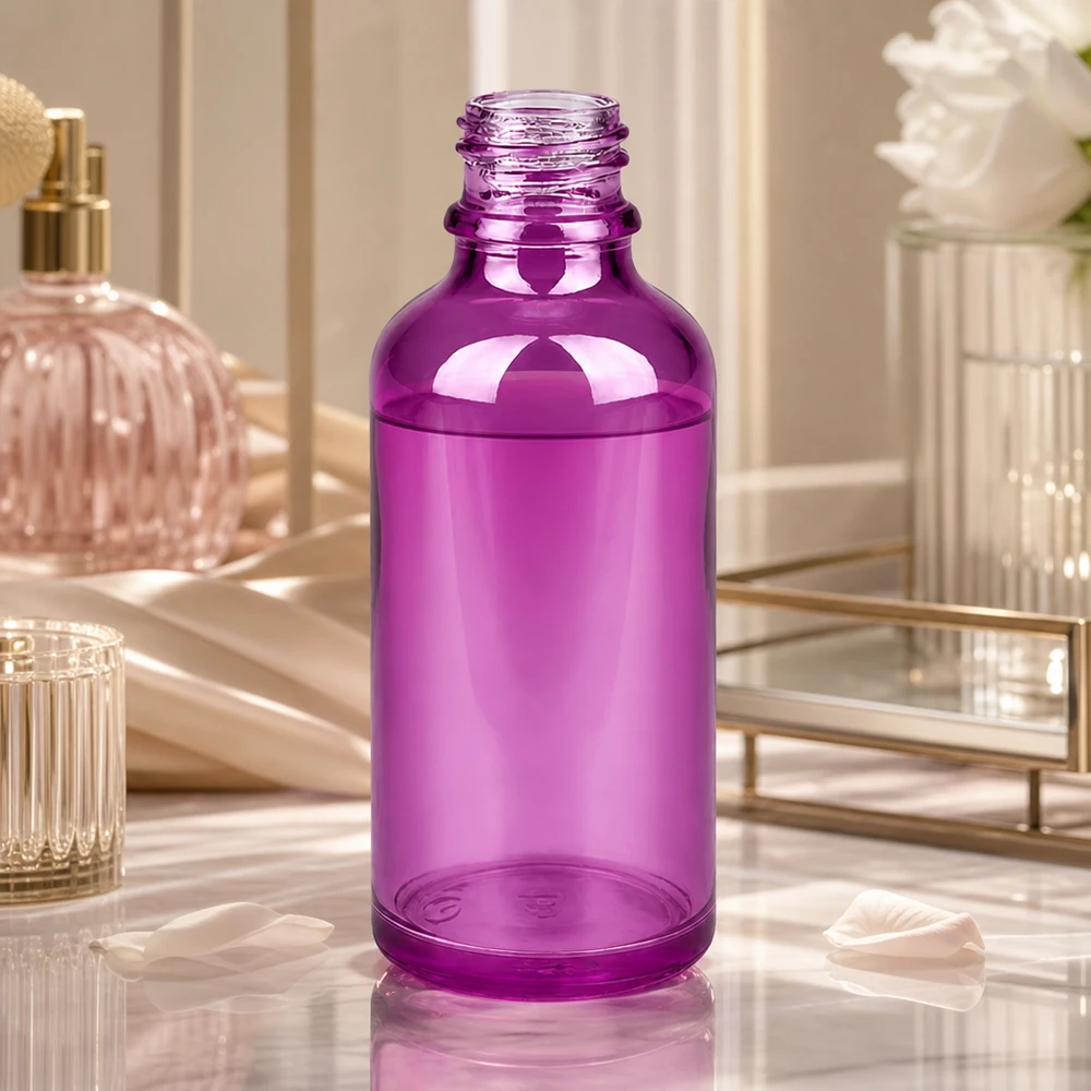 50ml Apothekenflasche violett Glas UT18/50 UNiTWIST Gewinde für professionelle Anwendung Pacadura