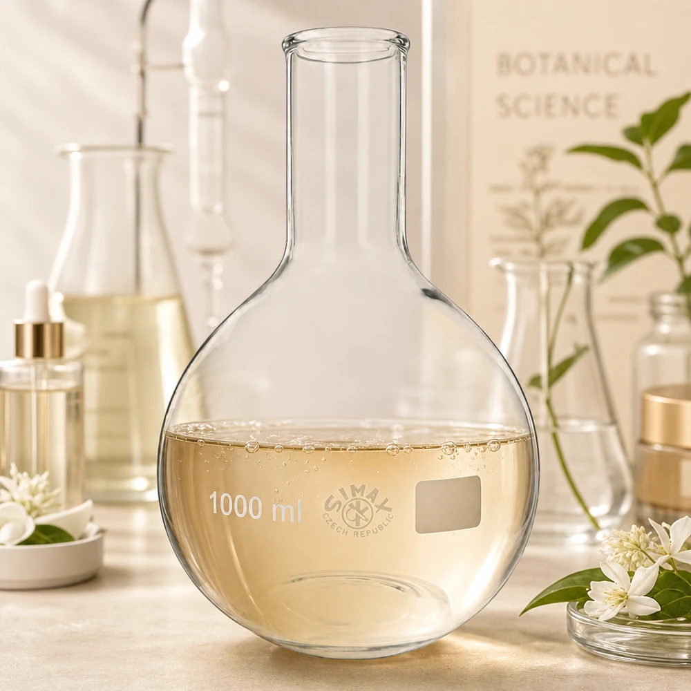 Stehkolben 1000ml Enghals Stehkolben 1000ml Enghals aus Borosilikatglas für professionelle Laboranwendungen bei Pacadura