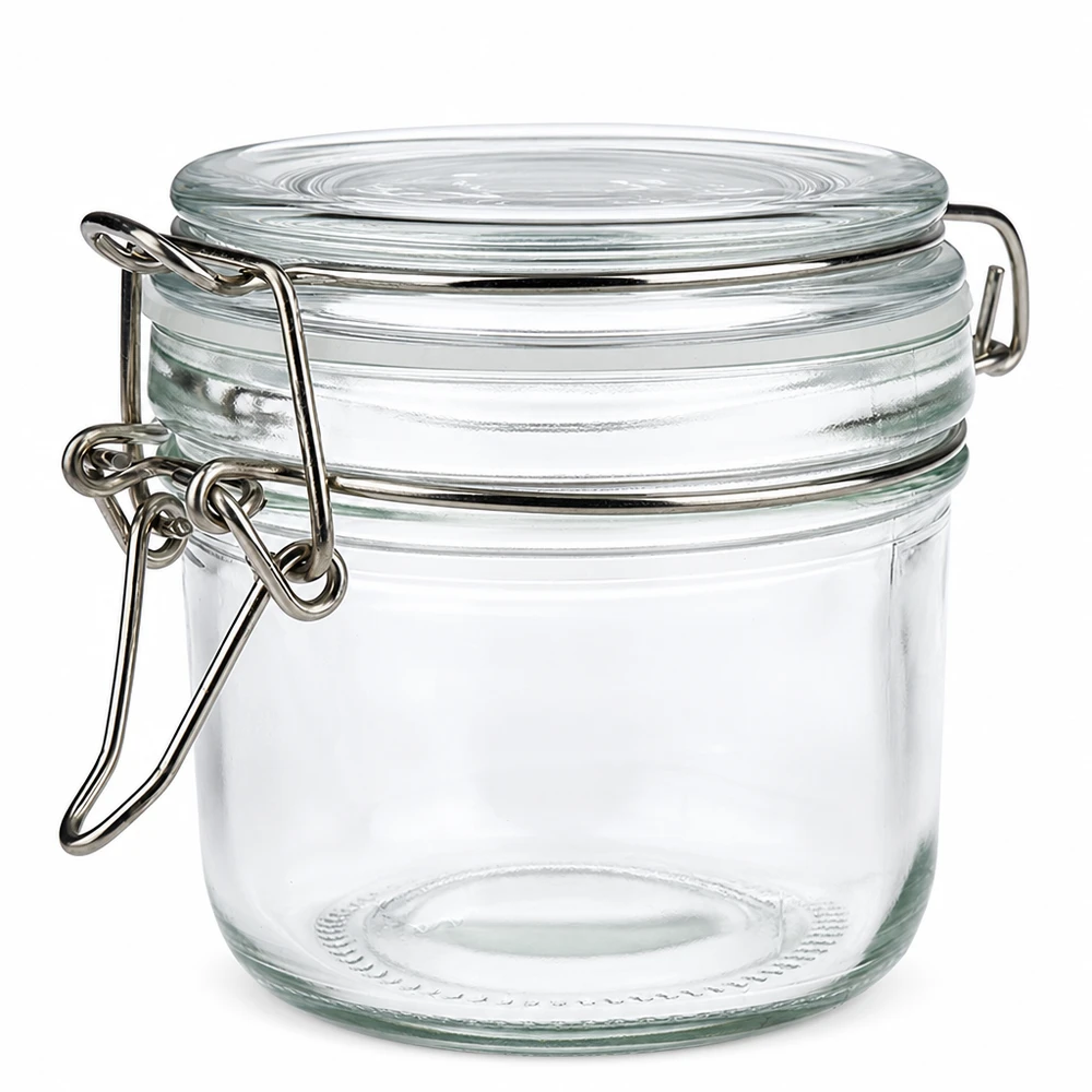 200ml Vorratsglas mit Silikonring und Bügelverschluss UNiTWIST 200ml Vorratsglas aus Glas mit Bügelverschluss für professionelle Lagerung und gewerblichen Einsatz