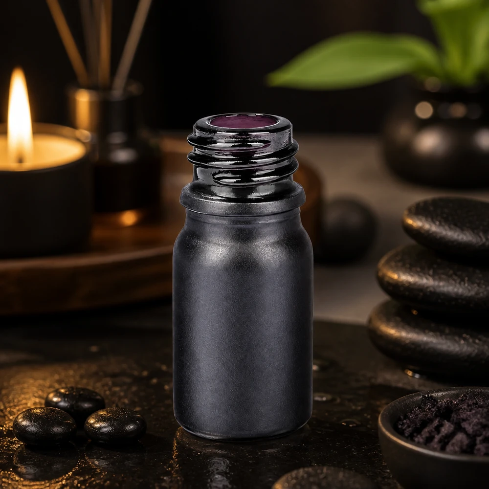 5ml Apothekerflasche BlackLine UT18/5 UNiTWIST schwarz matt für professionelle Anwendung Pacadura Fachhandel