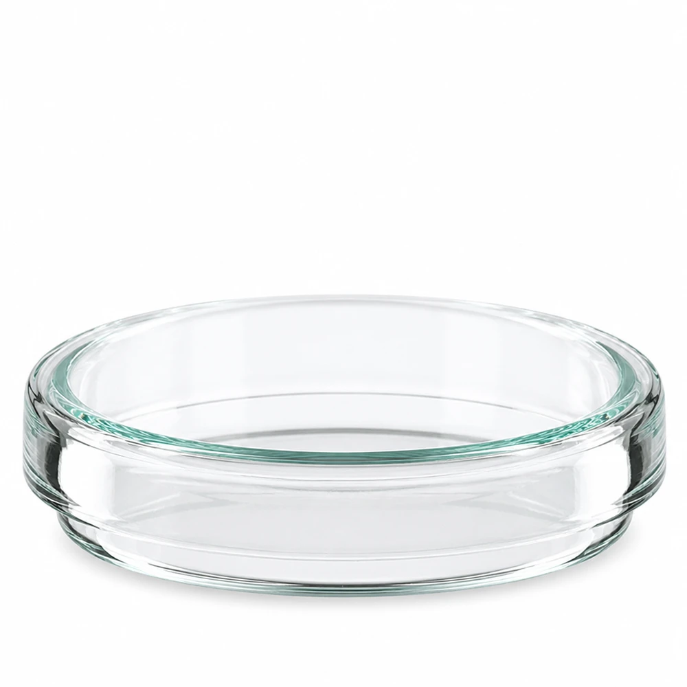Petrischale 60x15 aus Glas Petrischale 60x15 mm aus Borosilikatglas für Labor und Gewerbe lichtdurchlässig steril