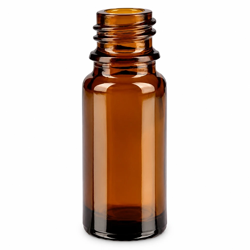 10ml braune Apothekenflasche aus Glas für professionelle pharmazeutische Anwendungen mit Schraubgewinde