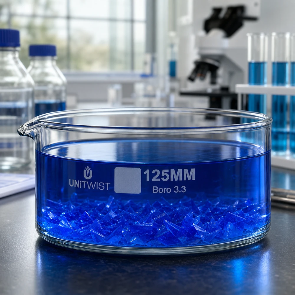 Kristallisierschale 125mm Borosilikatglas Boro 3.3 UNiTWIST für Labor und Industrie bei Pacadura